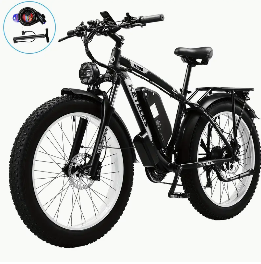 Kettles 26” Dual-Motor Fat Tire E-Bike
