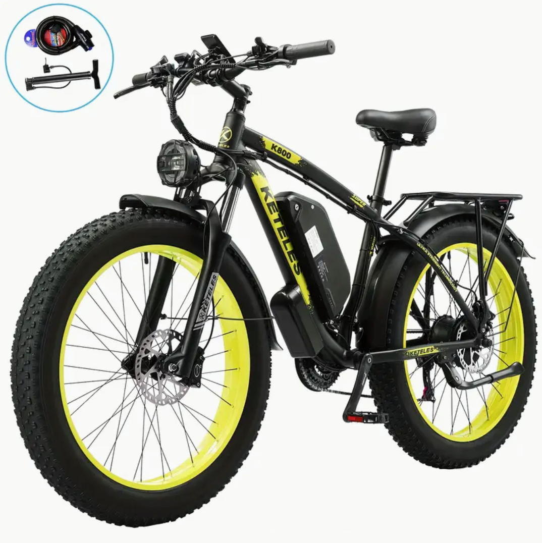 Kettles 26” Dual-Motor Fat Tire E-Bike