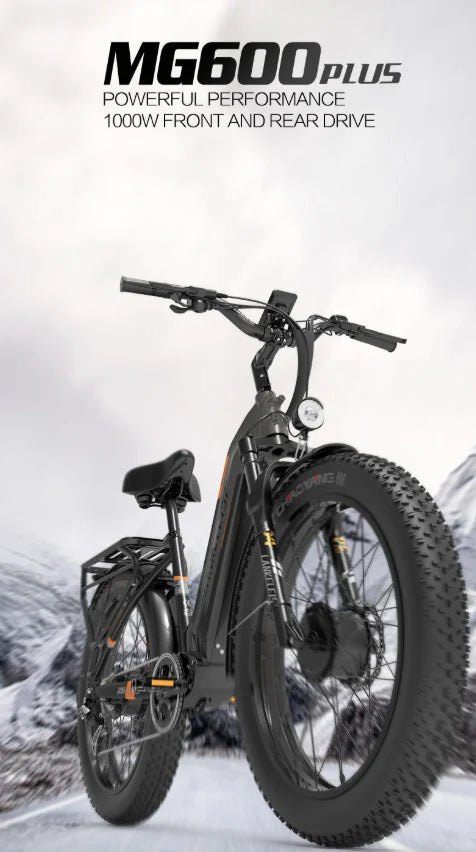 LANKELEISI MG600 Plus — Dual-Motor AWD Fat E-MTB (2×1000W)