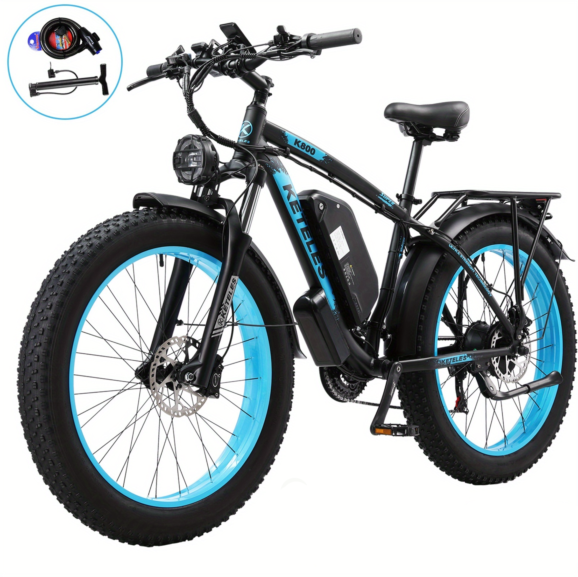 Kettles 26” Dual-Motor Fat Tire E-Bike